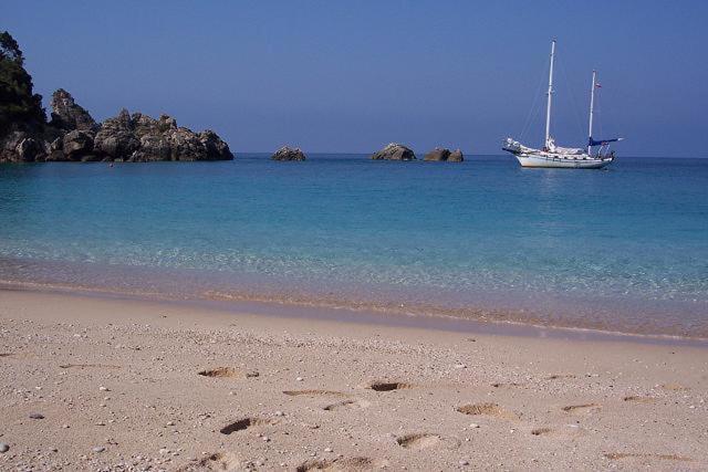 Theros Blu Sarakiniko (Epirus) Buitenkant foto